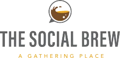 The Social Brew coffee shop logo