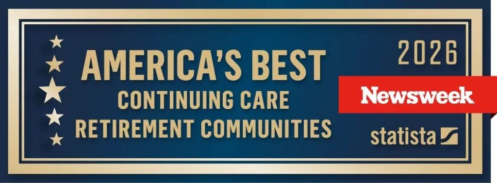 America's Best Continuing Care Retirement Communities 2026 award